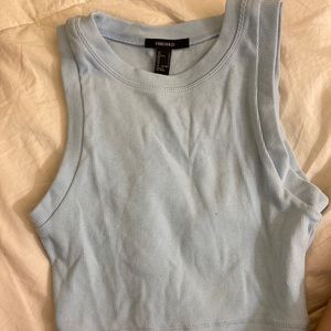 Baby blue tank top